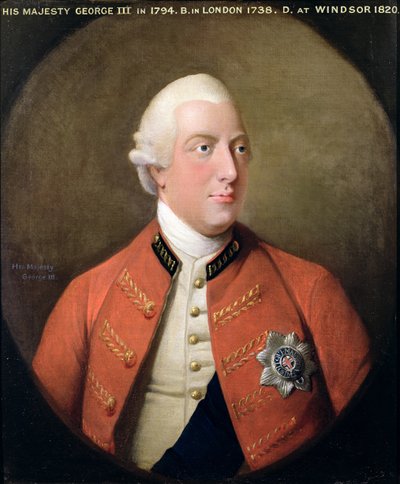 Porträt von George III (1738-1820) 1794 von David Dodd